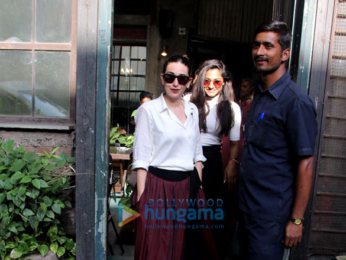 Karisma Kapoor spotted at Pali Village Cafe in Bandra