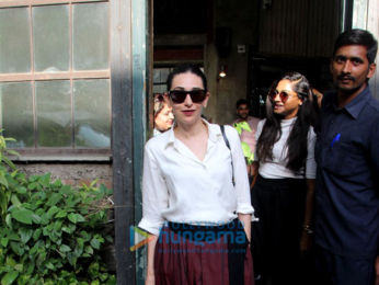 Karisma Kapoor spotted at Pali Village Cafe in Bandra