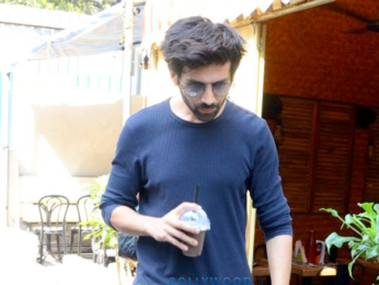 Kartik Aaryan and Adah Sharma spotted at Farmers Cafe in Bandra