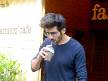 Kartik Aaryan and Adah Sharma spotted at Farmers Cafe in Bandra