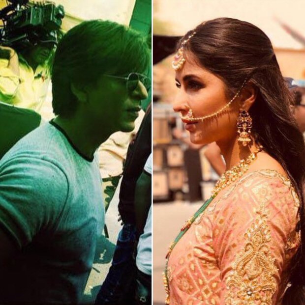 Katrina Kaif flaunts her traditional look; Shah Rukh Khan caught in a candid moment on Zero set Katrina Kaif flaunts her traditional look; Shah Rukh Khan caught in a candid moment on Zero set