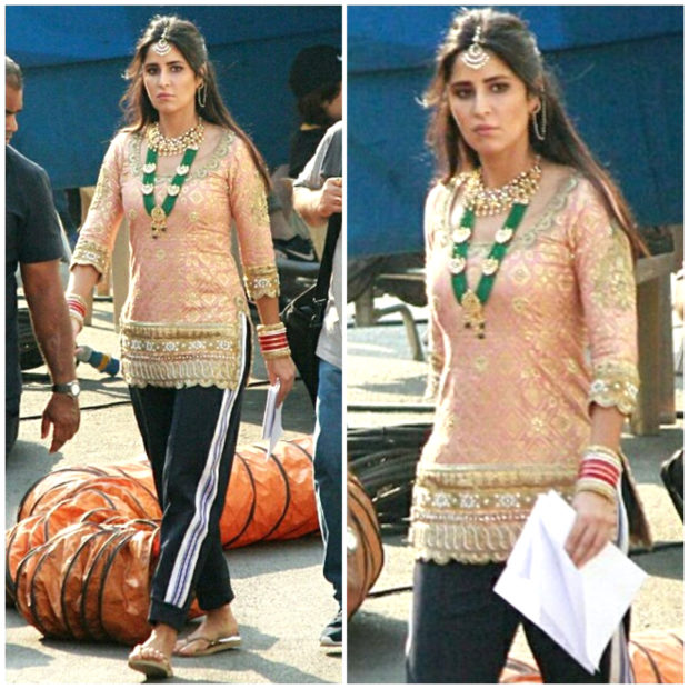 Katrina Kaif flaunts her traditional look; Shah Rukh Khan caught in a candid moment on Zero set Katrina Kaif flaunts her traditional look; Shah Rukh Khan caught in a candid moment on Zero set