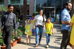 Madhuri Dixit, Manyata Dutt with family spotted at Yauatcha, BKC