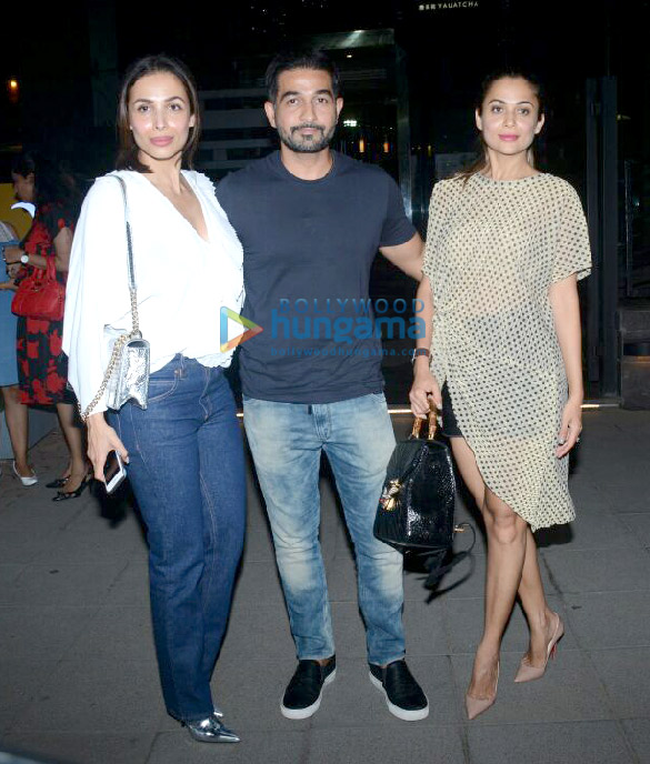 Malaika Arora and Amrita Arora snapped at Yauatcha in Bandra Malaika Arora and Amrita Arora snapped at Yauatcha in Bandra