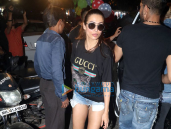 Malaika Arora and Amrita Arora spotted at Bastian in Bandra