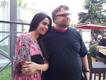 Mallika Sherawat meets Oscar-winning Mexican Filmmaker Guillermo del Toro Mallika Sherawat meets Oscar-winning Mexican Filmmaker Guillermo del Toro