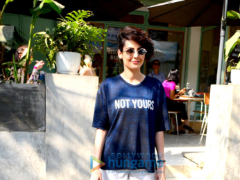 Mandana Karimi spotted at The Kitchen Garden