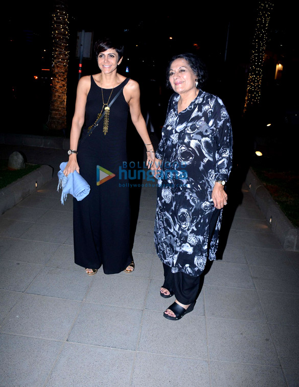 Mandira Bedi spotted with her mother at Yauatcha, BKC