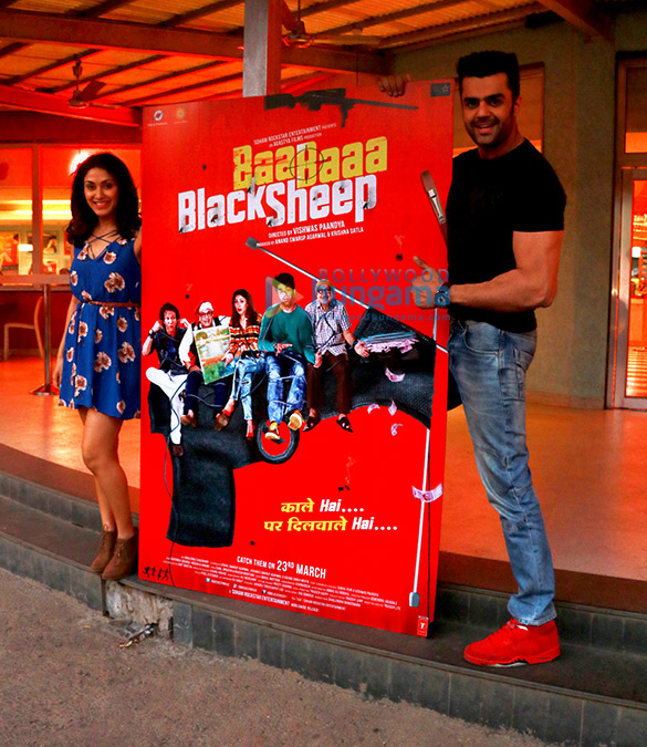 Manish Paul and Manjari Fadnis snapped promoting ‘Baa Baaa Black Sheep’ at Imagica