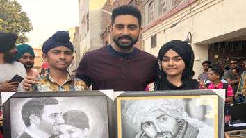 After Anil Kapoor, Abhishek Bachchan receives a handmade gift from fans (see picture)