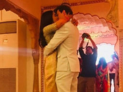 Aww! The picture of newly weds Shriya Saran and husband Andrei Koscheev kissing is breaking the internet!
