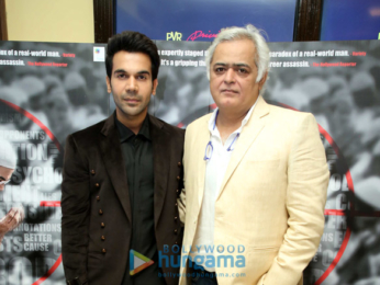 Rajkummar Rao and Hansal Mehta grace the trailer launch of the film Omerta