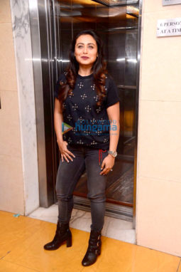 Rani Mukerji introduces Brad Cohen the real inspiration behind Hichki to the media