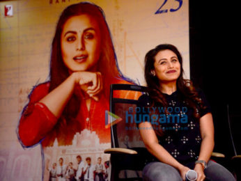 Rani Mukerji introduces Brad Cohen the real inspiration behind Hichki to the media
