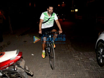 Ranveer Singh and Dino Morea snapped at football ground in Bandra