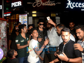 Ranveer Singh snapped at Bastian in Bandra