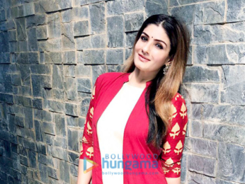 Raveena Tandon snapped attending a Women's Day event