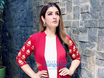 Raveena Tandon snapped attending a Women's Day event