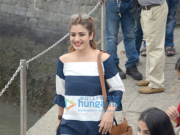 Raveena Tandon snapped with her daughter at Gateway