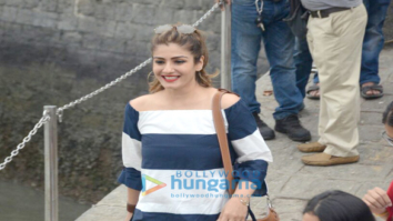 Raveena Tandon snapped with her daughter at Gateway