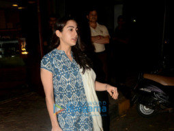 Sara Ali Khan snapped at Salt Water Cafe in Bandra