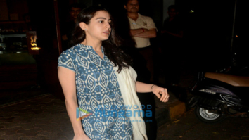 Sara Ali Khan snapped at Salt Water Cafe in Bandra