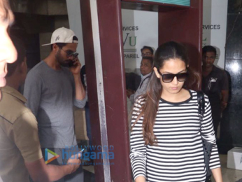 Shahid Kapoor and Mira Rajput spotted outside a clinic