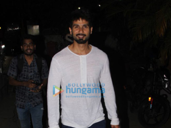 Shahid Kapoor snapped at Rakeysh Omprakash Mehra's office