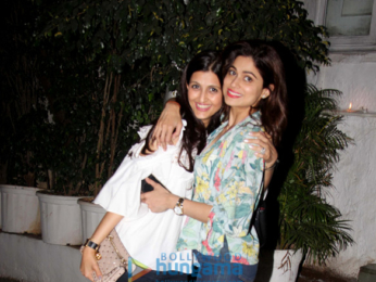 Shamita Shetty and Jackky Bhagnani snapped at Olive in Bandra