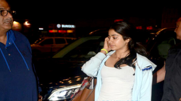 Shraddha Kapoor, Janvhi Kapoor and Boney Kapoor snapped at the airport