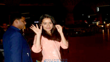 Shraddha Kapoor, Janvhi Kapoor and Boney Kapoor snapped at the airport