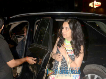Shraddha Kapoor snapped with her family post dinner in Bandra
