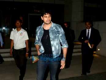 Sidharth Malhotra snapped at Hemant Oberoi, BKC