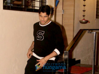 Sidharth Malhotra spotted at Matrix office in Bandra