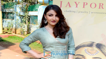 Soha Ali Khan snapped attending Jaypore store launch in Bandra