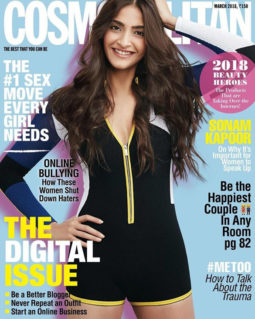 Sonam Kapoor On The Cover Of Cosmopolitan