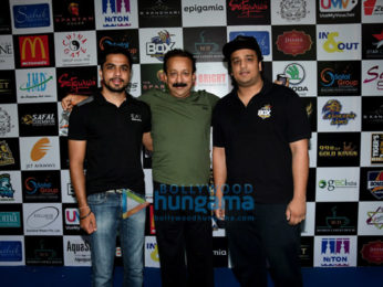 Suniel Shetty at box cricket event