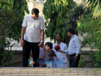 Taimur Ali Khan spotted at Amrita Arora's house
