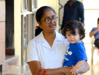 Taimur Ali Khan spotted at play school in Bandra