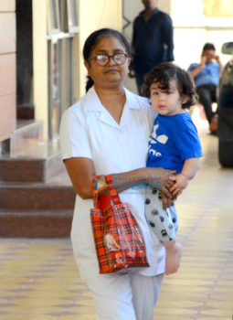 Taimur Ali Khan spotted at play school in Bandra