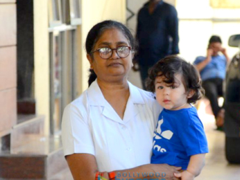 Taimur Ali Khan spotted at play school in Bandra