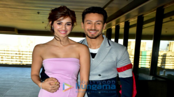 Tiger Shroff and Disha Patani snapped doing media interaction to promote Baaghi 2