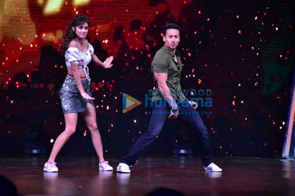tiger shroff and disha patani snapped on the sets of did lil masters 1