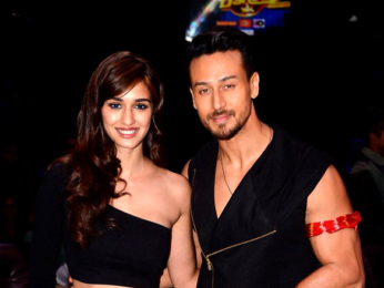 Tiger Shroff and Disha Patani snapped promoting 'Baaghi 2' on sets of Super Dancer Chapter 2
