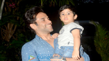 Tusshar Kapoor, Laksshya Kapoor and Taimur Ali Khan snapped at Pali Hill in Bandra