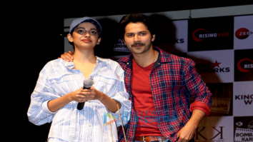 Varun Dhawan and Banita Sandhu snapped promoting their film ‘October’ at Sophia College