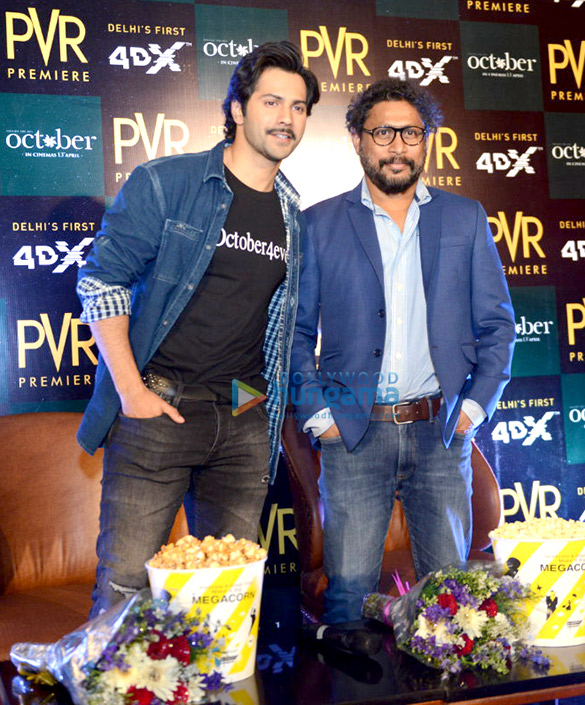 varun dhawan graces the song launch from the film october 5