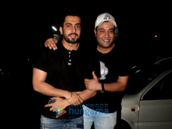 Varun Sharma snapped with friends at Juhu PVR