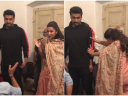 WATCH: Parineeti Chopra tries HARD to push Namaste England co-star Arjun Kapoor