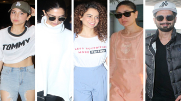 Weekly Airport Style: Deepika Padukone, Anushka Sharma, Kareena Kapoor Khan, Shahid Kapoor and Kangana Ranaut flaunt some breezy styles!